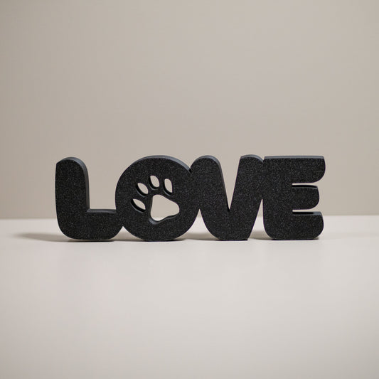 Pet Love Ornament Freestanding Word Home Decor