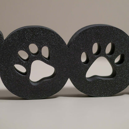 Dog Lover Ornament Woof - Freestanding Word Home Decor