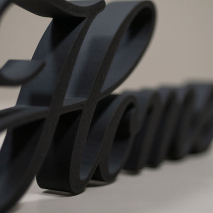 Home Ornament Freestanding Word Home Decor