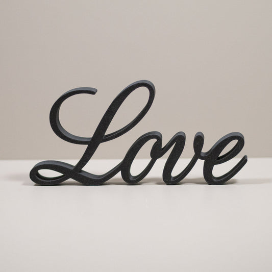Love Ornament Freestanding Word Home Decor