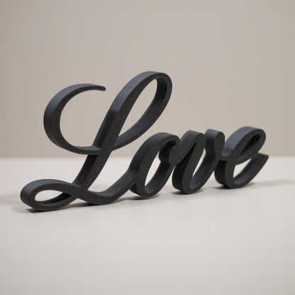 Love Ornament Freestanding Word Home Decor