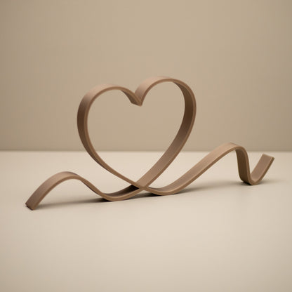 Freestanding Heart Ornament Line Art - Heart Outline Set