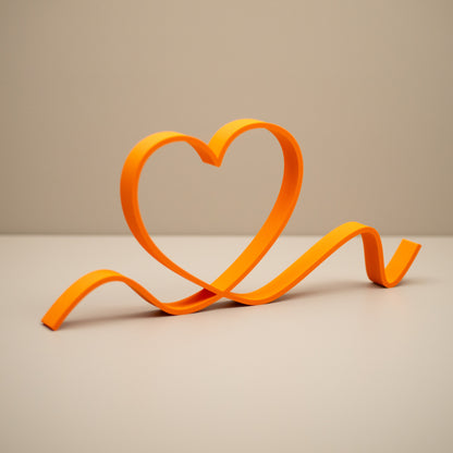 Freestanding Heart Ornament Line Art - Heart Outline Set