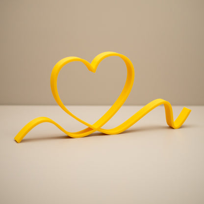 Freestanding Heart Ornament Line Art - Heart Outline Set