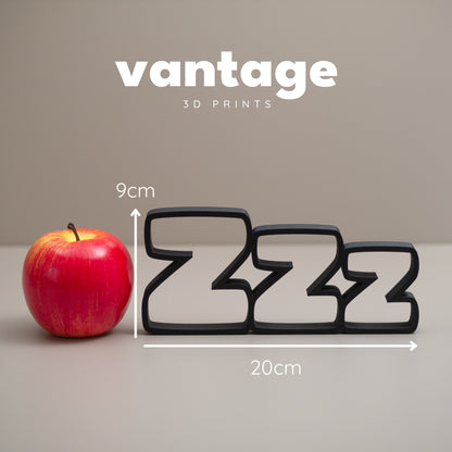 Cute Bedroom Ornament Zzz : Bedroom Decor Letters, Bedside Table Ornament